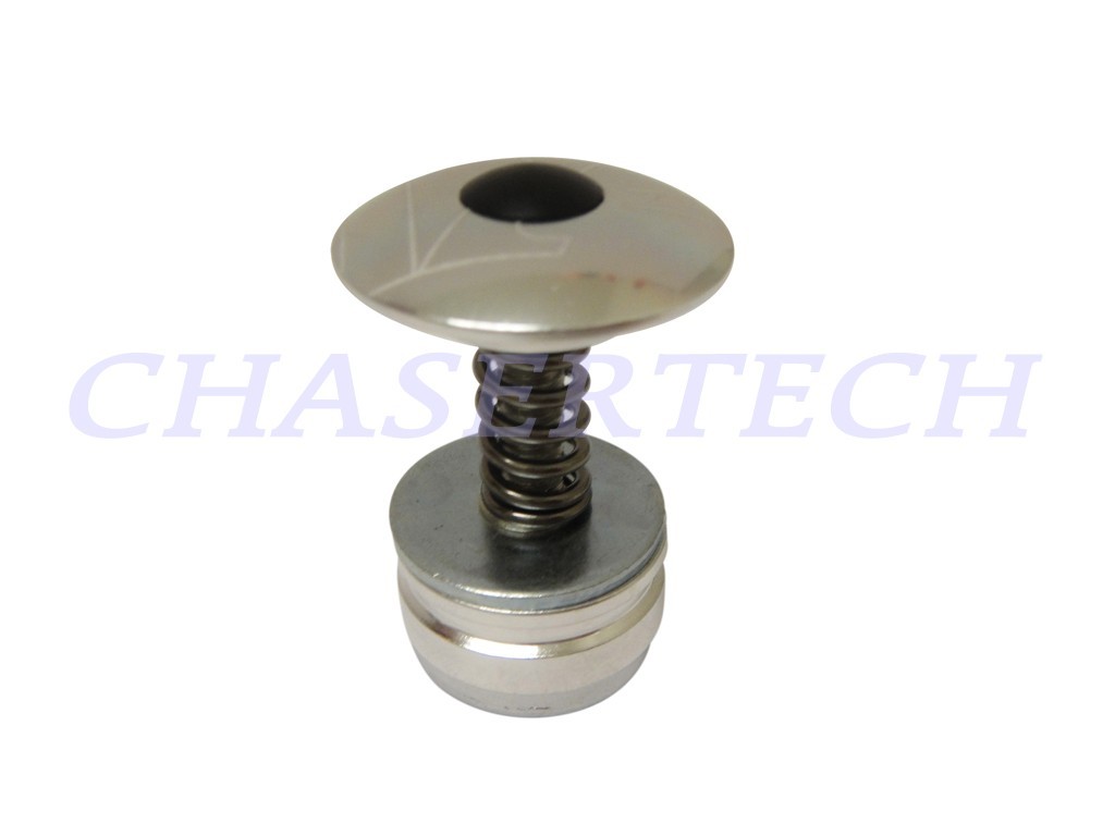 New VP Bicycle Bike Alloy Headset Stem Cap 1-1/8" w/ Expander Plug 25.4mm Silver