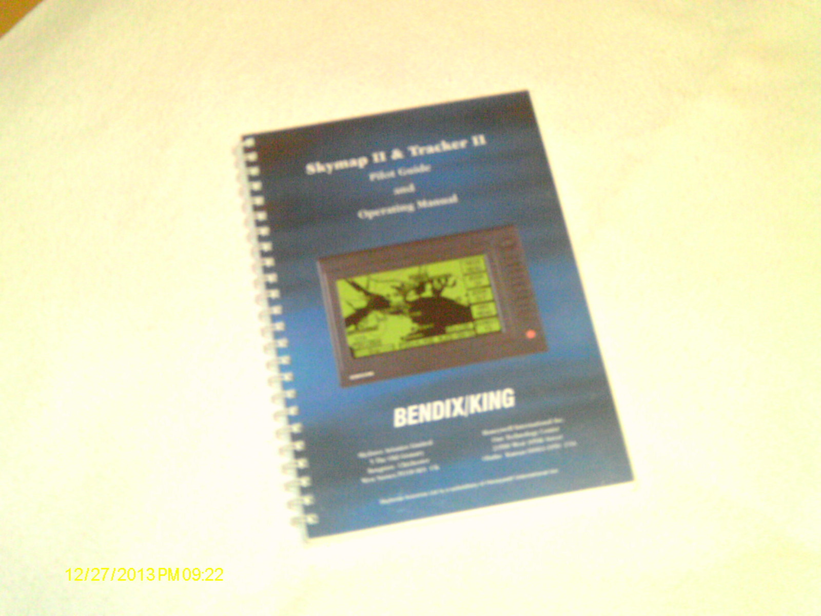 SKYFORCE SKYMAP II & TRACKER I PILOTS GUIDE & OPERATING MANUAL Bendix/King