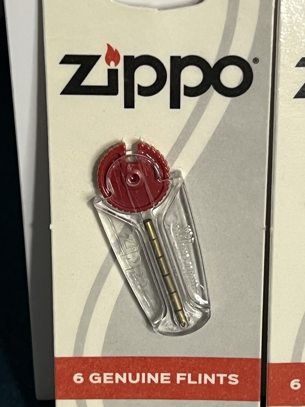 Authentic Zippo Replacement Lighter Flint 4 Pack, 24 Flints for Clipper And More