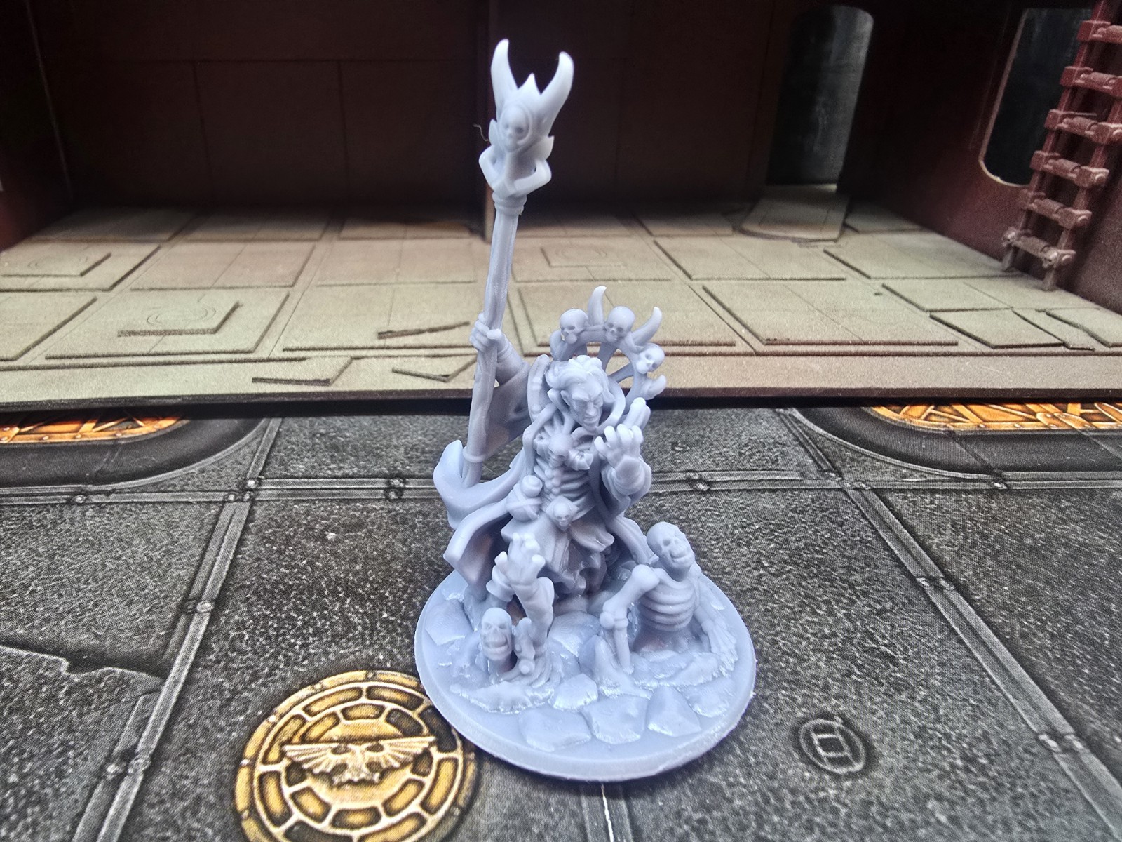 3D Printed DnD Necromancer Miniature D&D Role Playing RPG