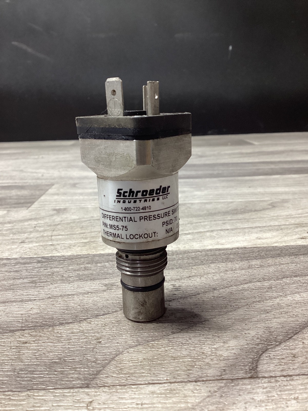 SCHROEDER MS5-75 DIFFERENTIAL PRESSURE SWITCH #115N23*SI