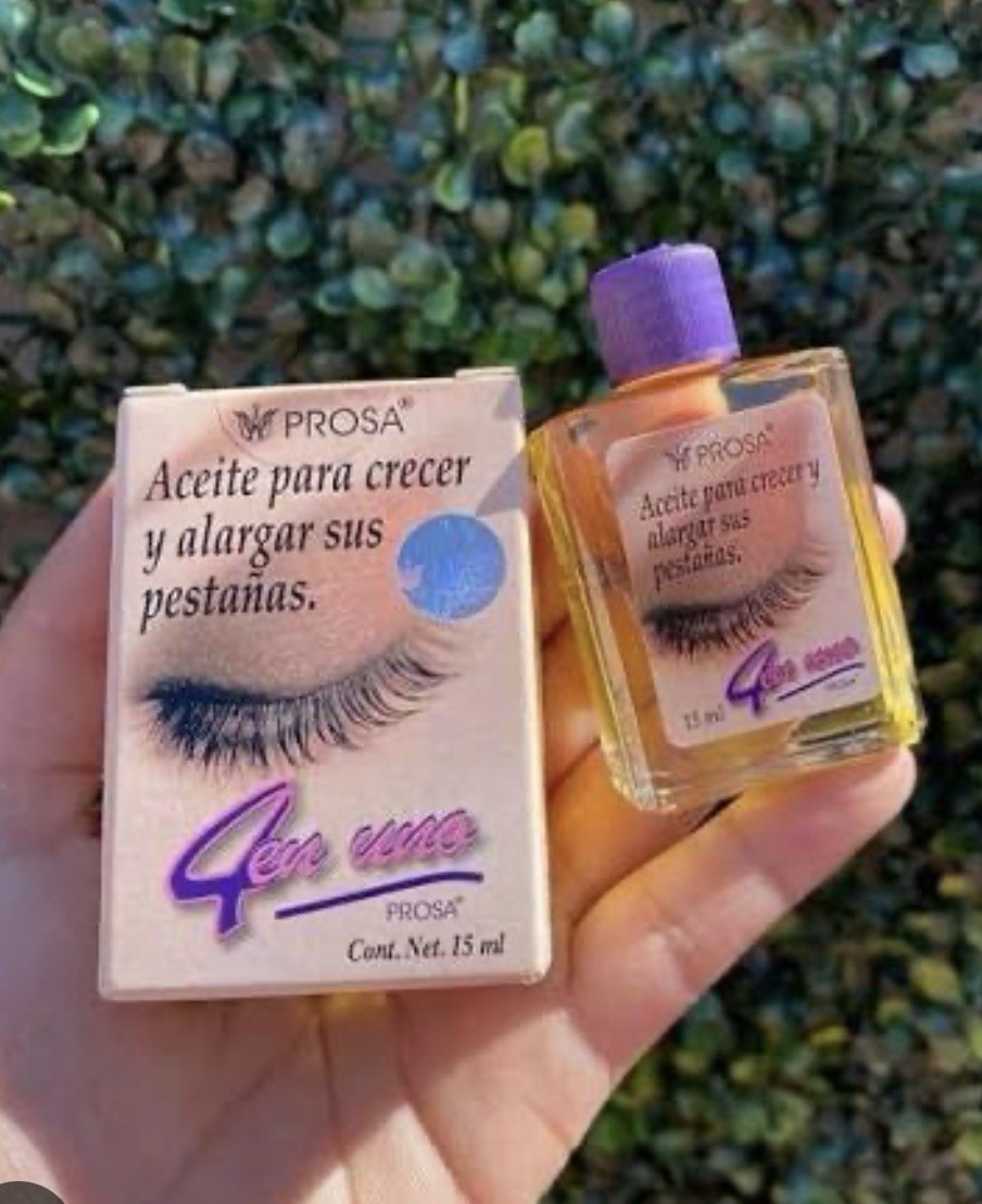 Prosa 4 n 1 Eyelashes Grow OilAceite Alargador Y Desmaquillante De Pestañas 12pz
