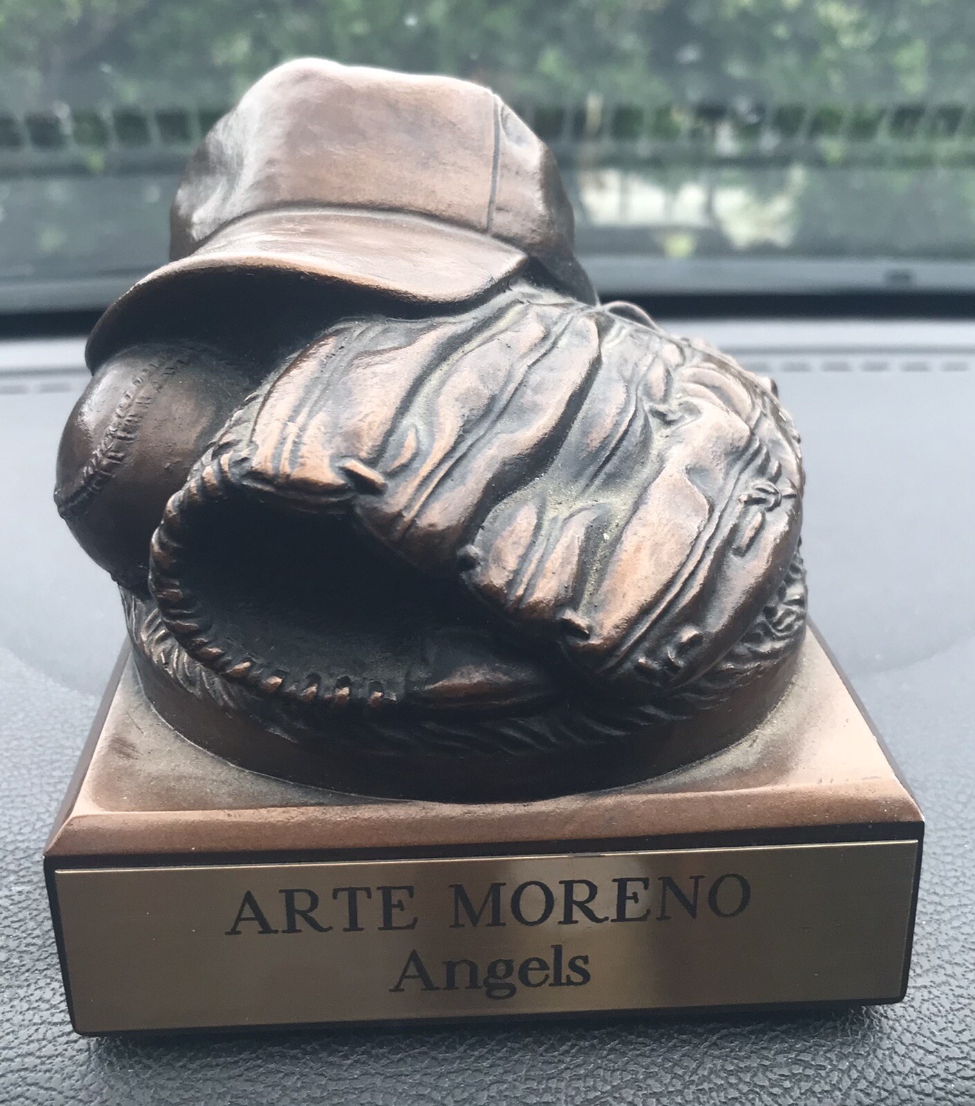 Arte Moreno Los Angeles Angels Owner Desk BASEBALL Sculpture Andersen Art C ‘96