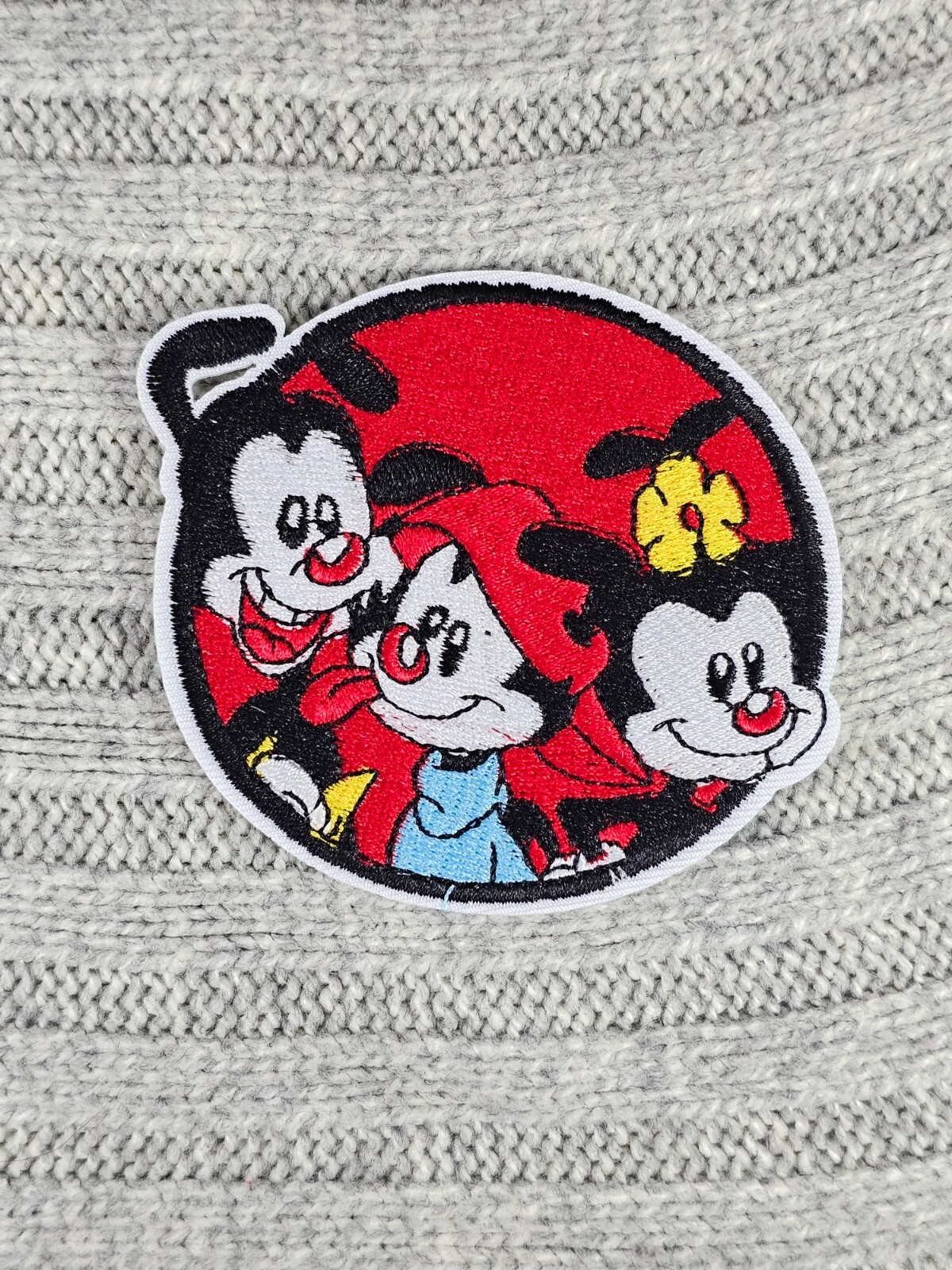 Animaniacs Cartoon Yakko Wakko And Dot Characters Embroidered Iron On Patch