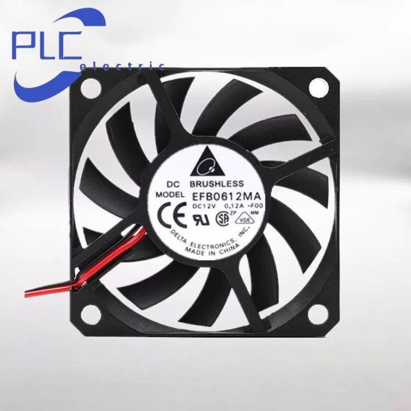 Delta EFB0612MA-F00 12V 3-Pin 60x60x10mm 6010 Quiet Fan 0.12A