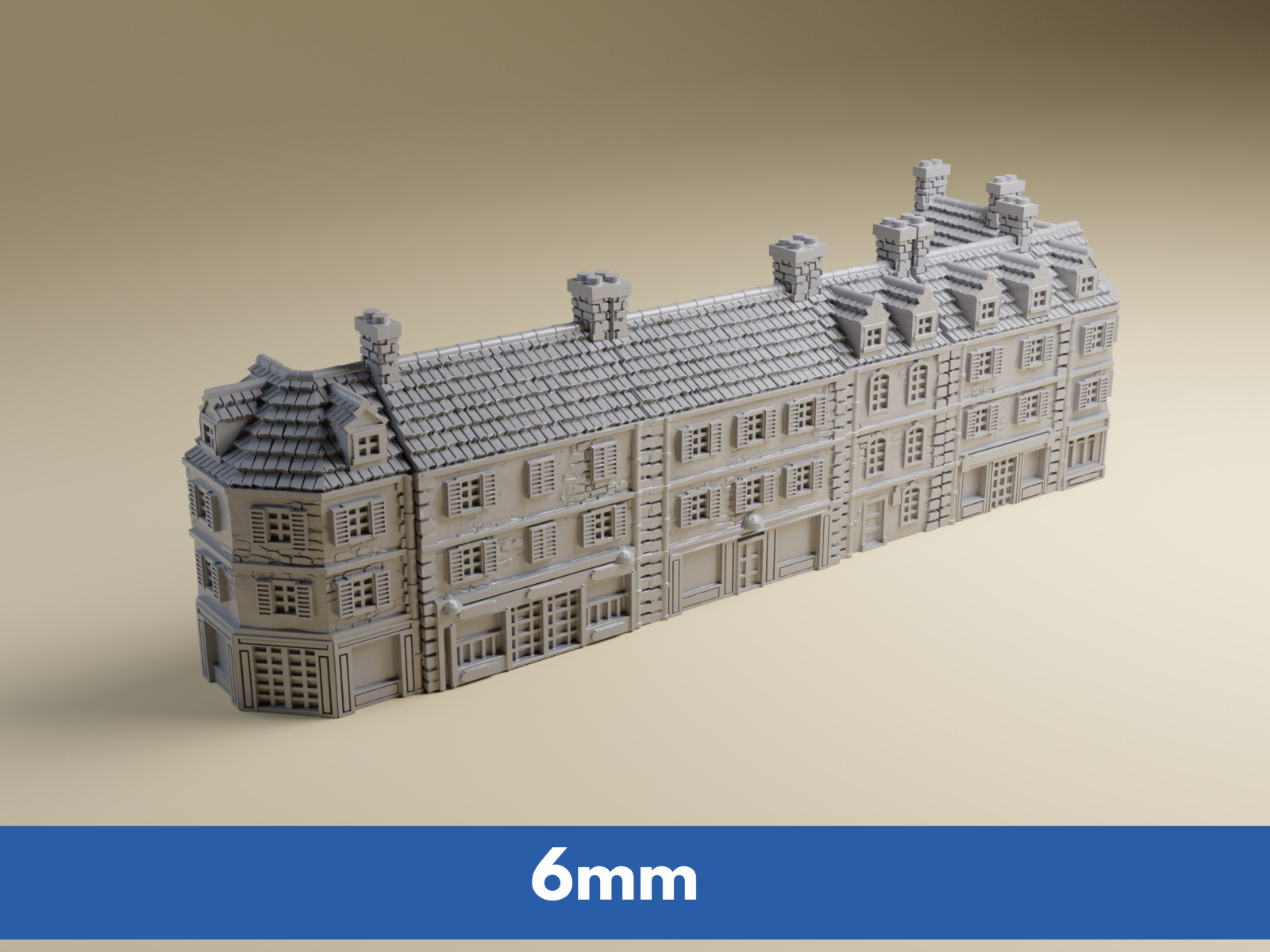 6mm Norman High Street bundle  | Detailed WWII tabletop wargaming terrain