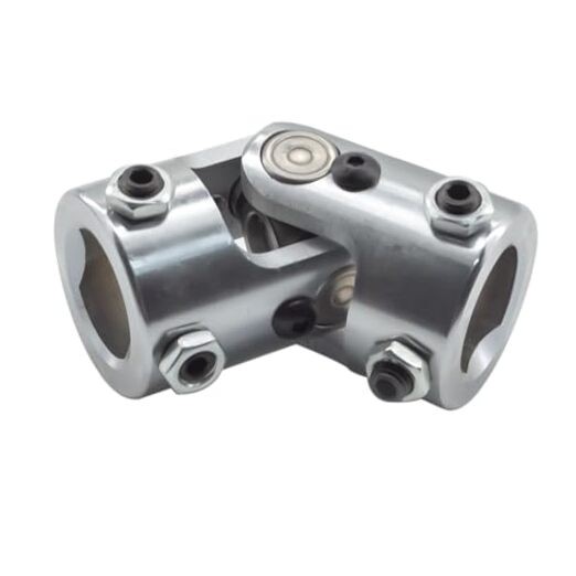 1" DD x 1" DD Steering Universal U-Joint Black Single U Joint Coupler Shaft