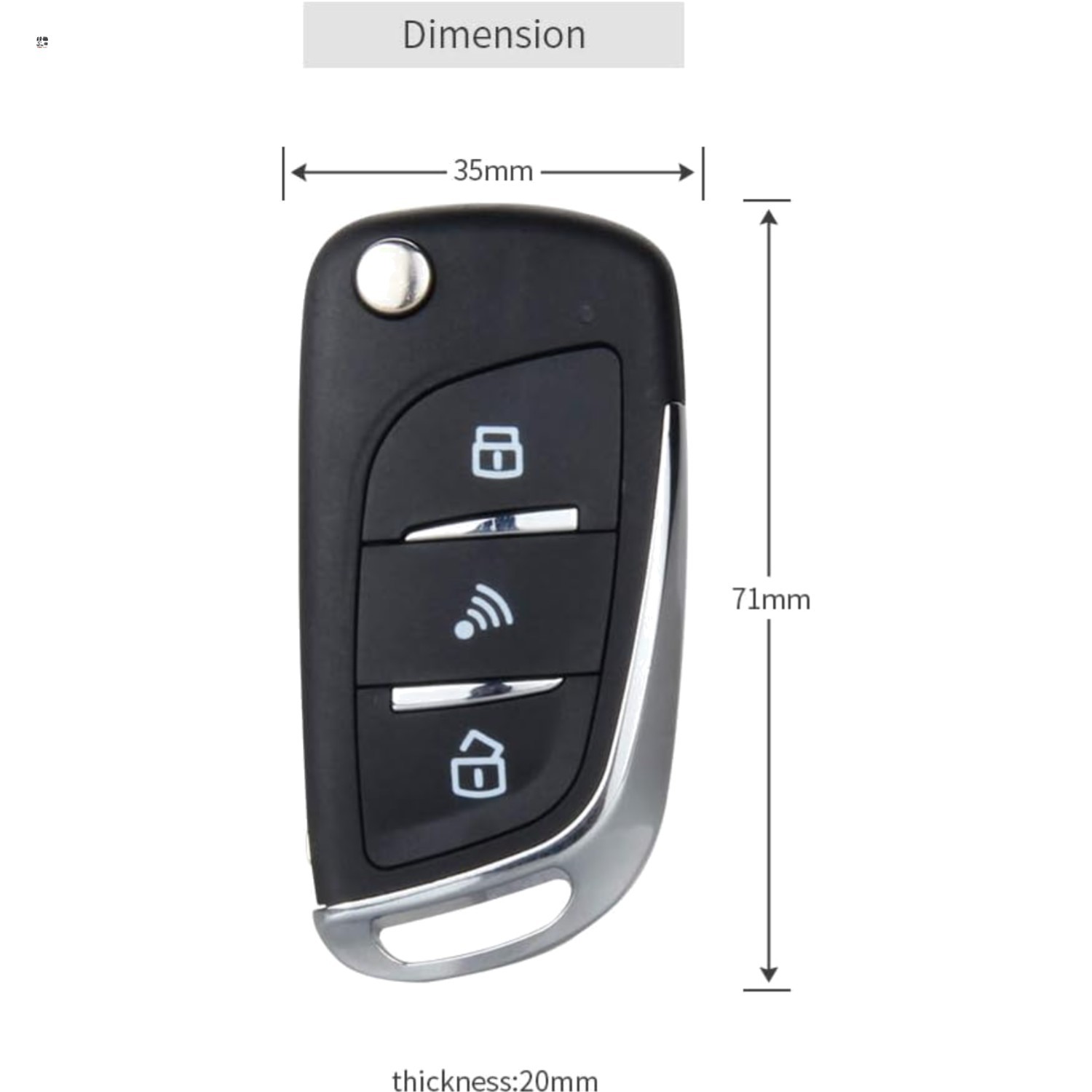 EC003N-V-1 PKE Passive Keyless Entry Car Burglar Alarm Security Push Start Bu...