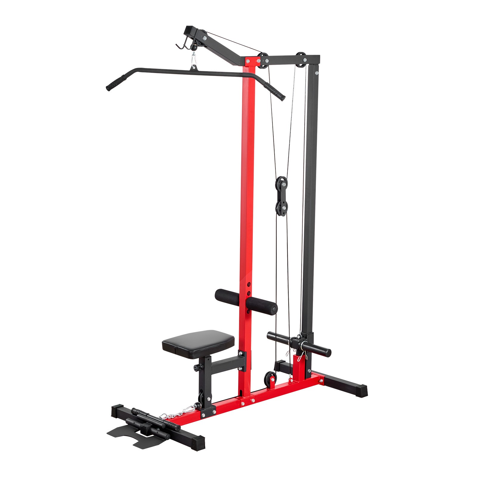 Uimoso 2-in-1 LAT Pull Down Machine with Adjustable 3-Level Seat