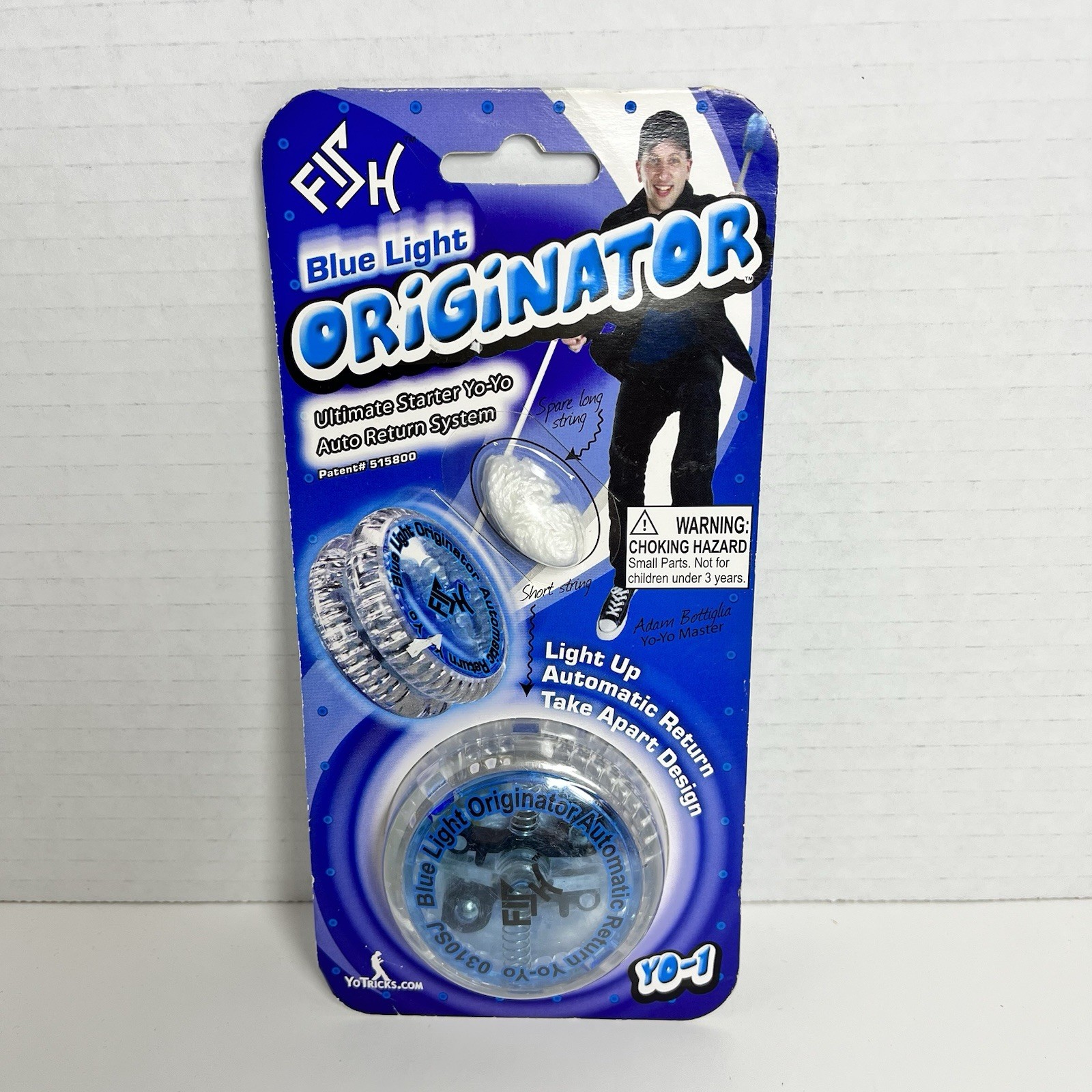 Peter Fish Blue Light Originator Auto Return System Yo Yo New In Package
