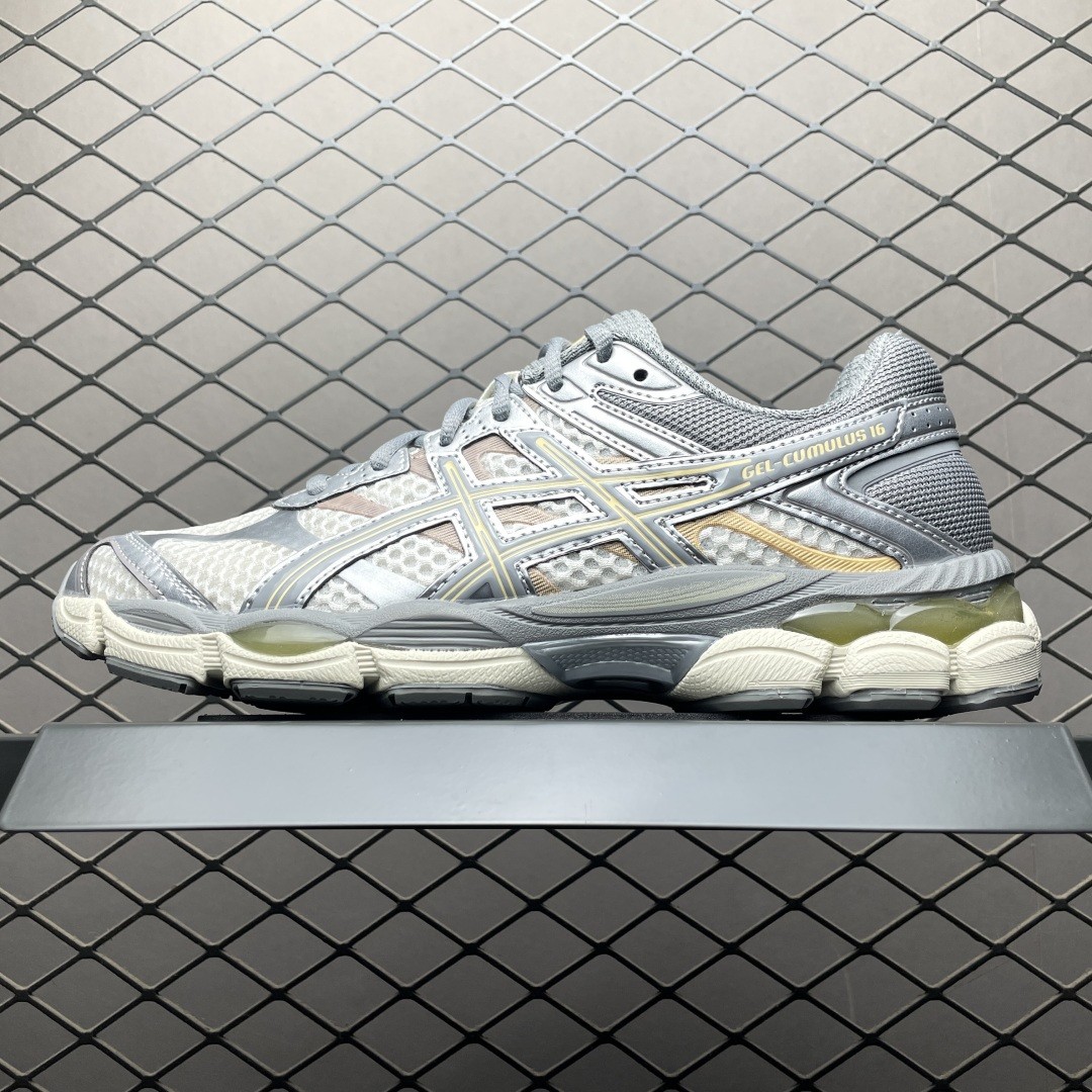 ASICS Gel-Cumulus 16 Cream Clay Grey 1203A733-101 Men 11