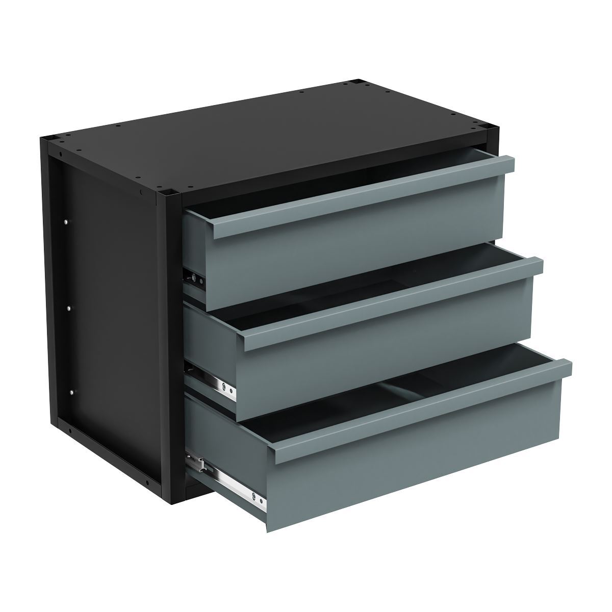 Sealey Modular Racking Mid Unit 3 Drawers Tool Storage 580mm