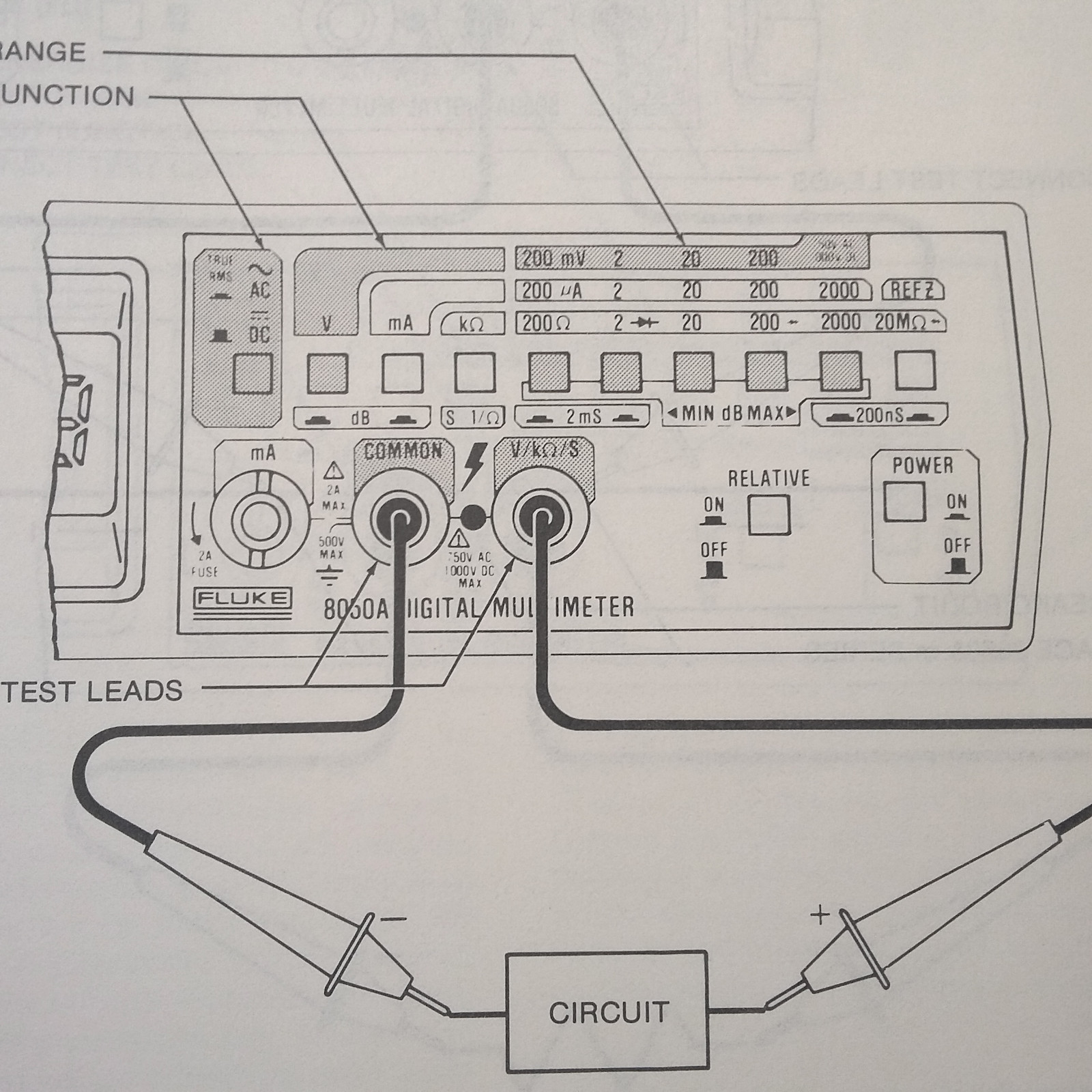 HP 8050A Multimeter Instruction Manual