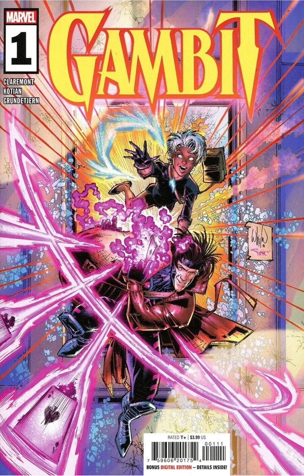 Gambit #1 Cover A Portacio 1st Print 2022 NM