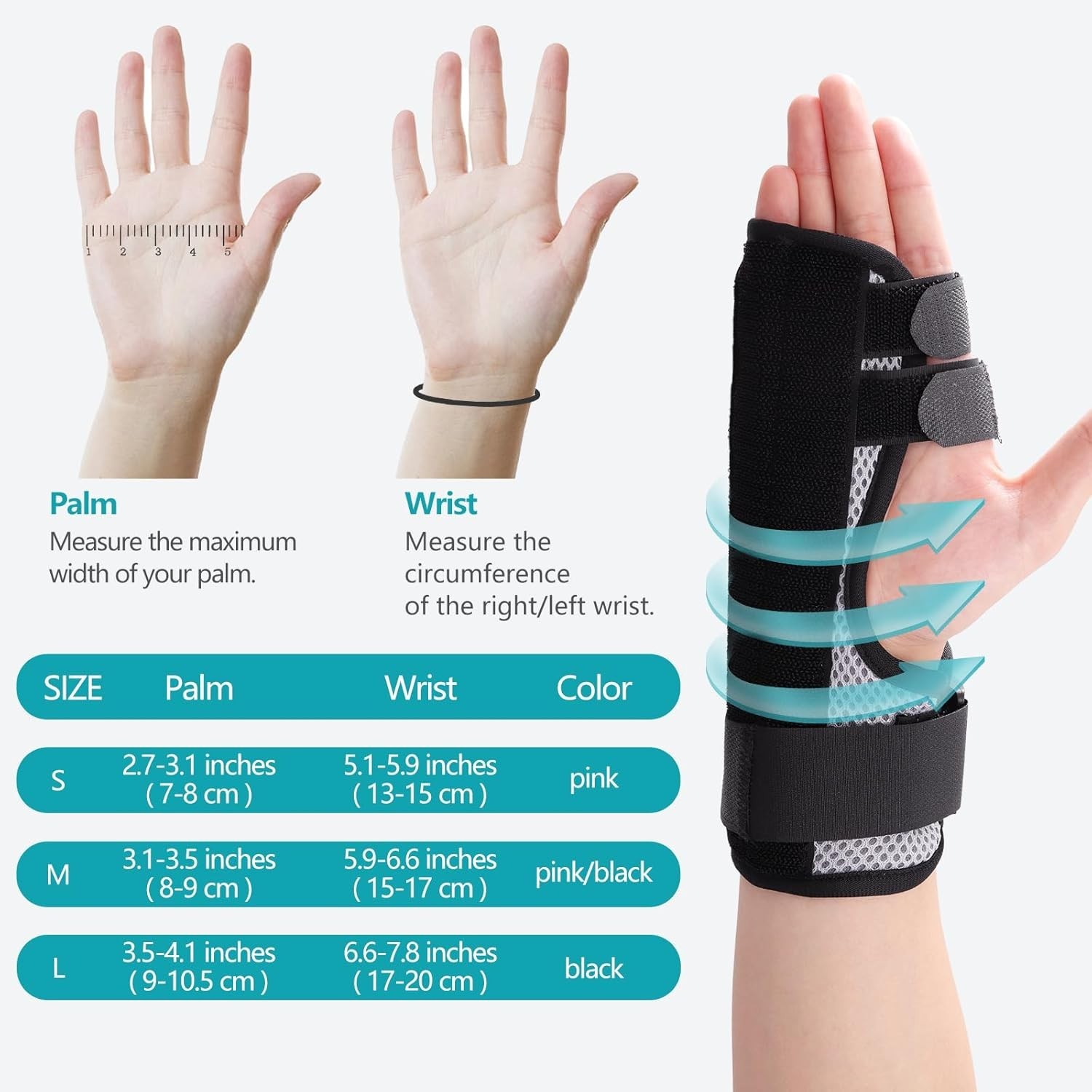 Trigger Finger Splint - Multi-Finger Brace, Adjustable Hand&Wrist Support