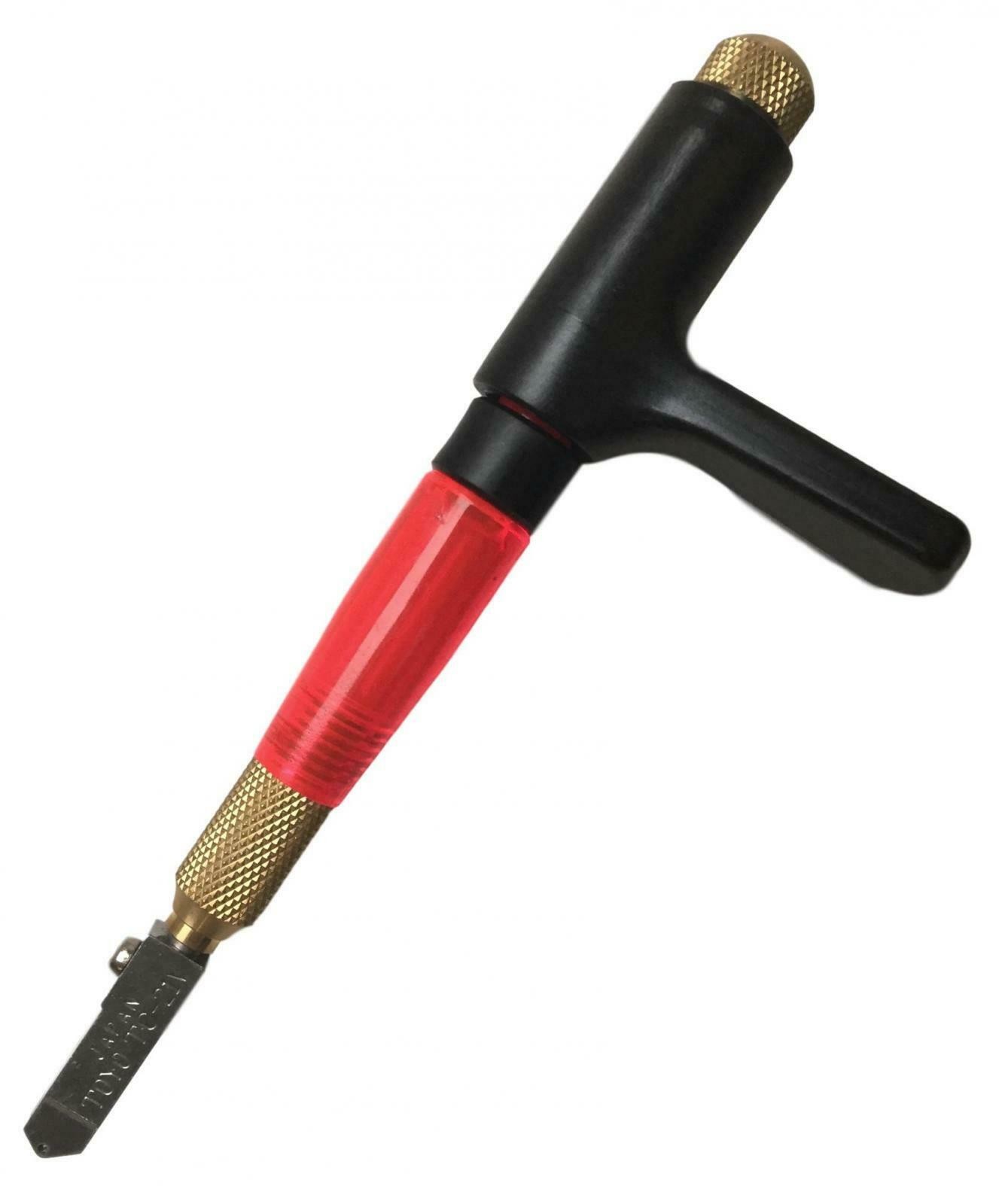 Toyo Custom Grip Supercutter Pattern Head Oil Glass Cutter TC21PVR Stained