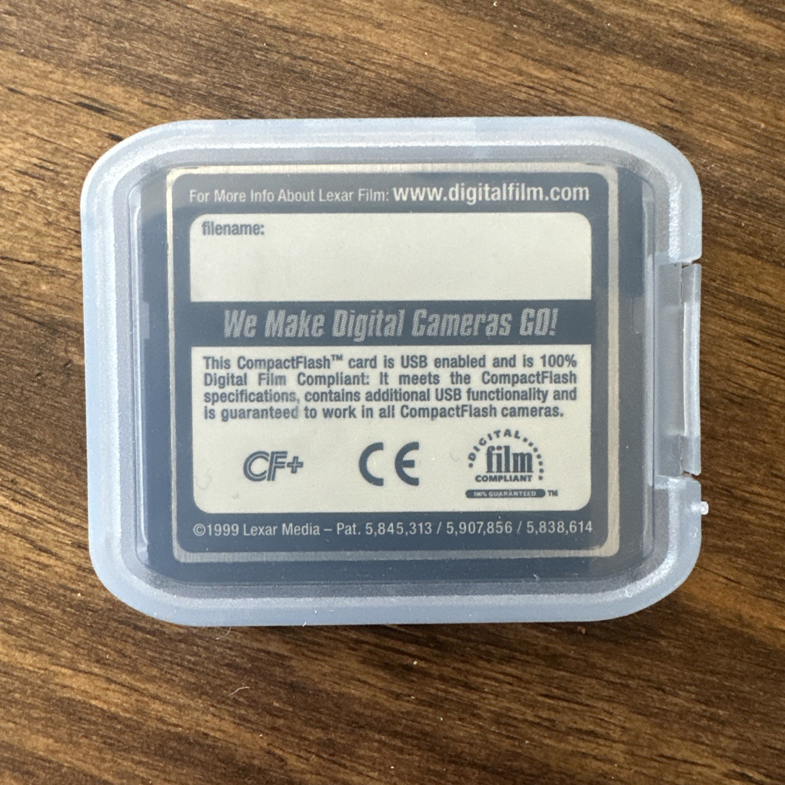 Lexar Media Compact Flash Memory Card 16Mb 8X Speed Rated