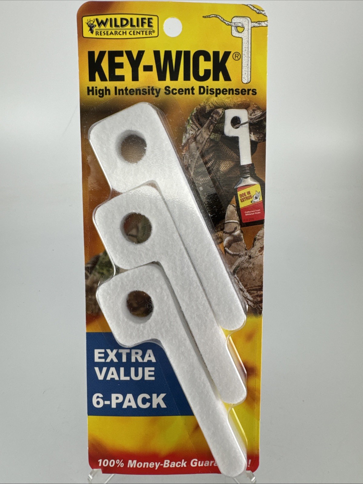 NEW 6-Pack Wildlife Research Center Key-Wick High Intensity Scent Dispensers