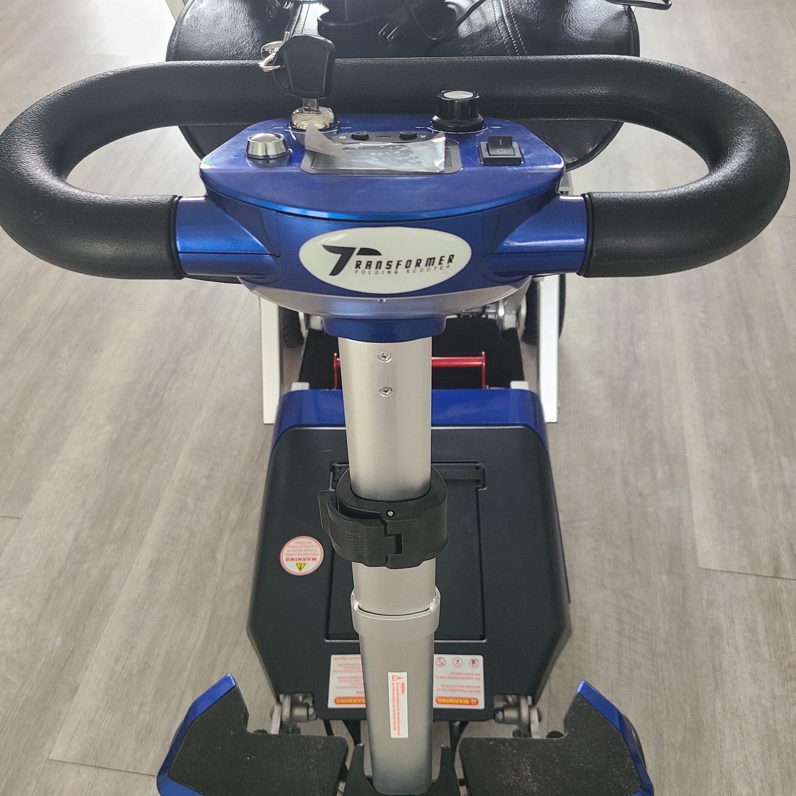 Solax Transformer 2 Electric Folding Mobility Scooter - Blue