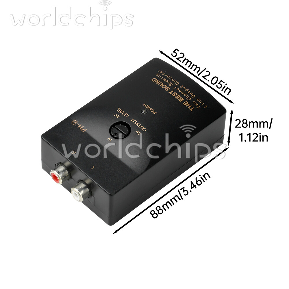 PH-2 Level Car Speaker High to Low Subwoofer Audio Converter With Delay Function