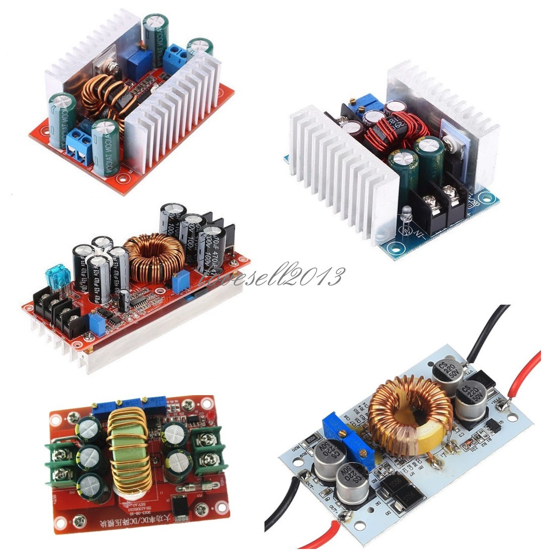 DC-DC Converter 10/12/15/20A 150/250/300/400/1200W Step up Step down Buck Boost