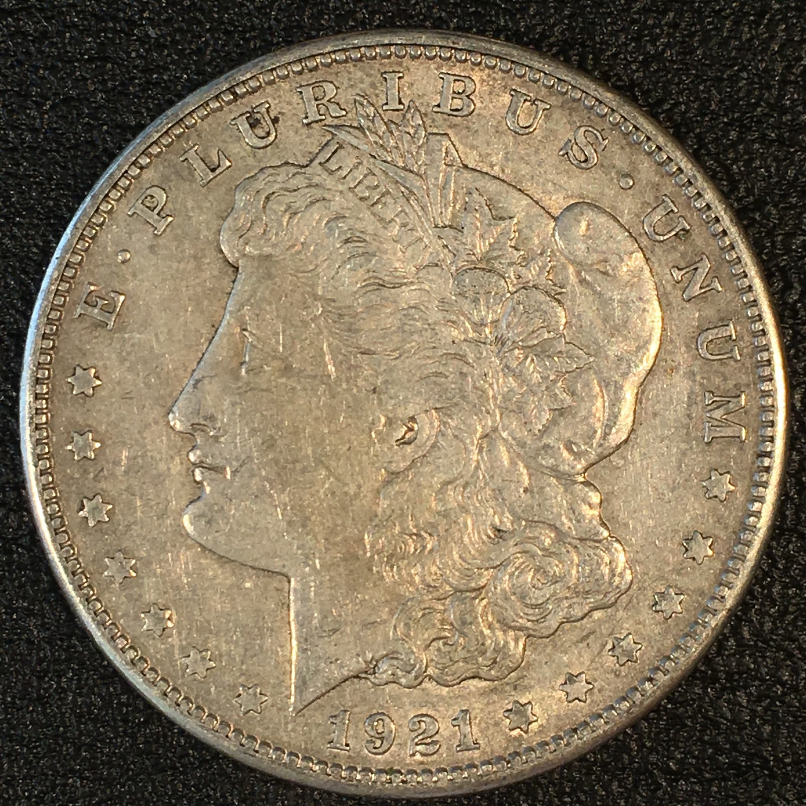 1921 Morgan Silver Dollar -Check the  High Quality Scans #B270