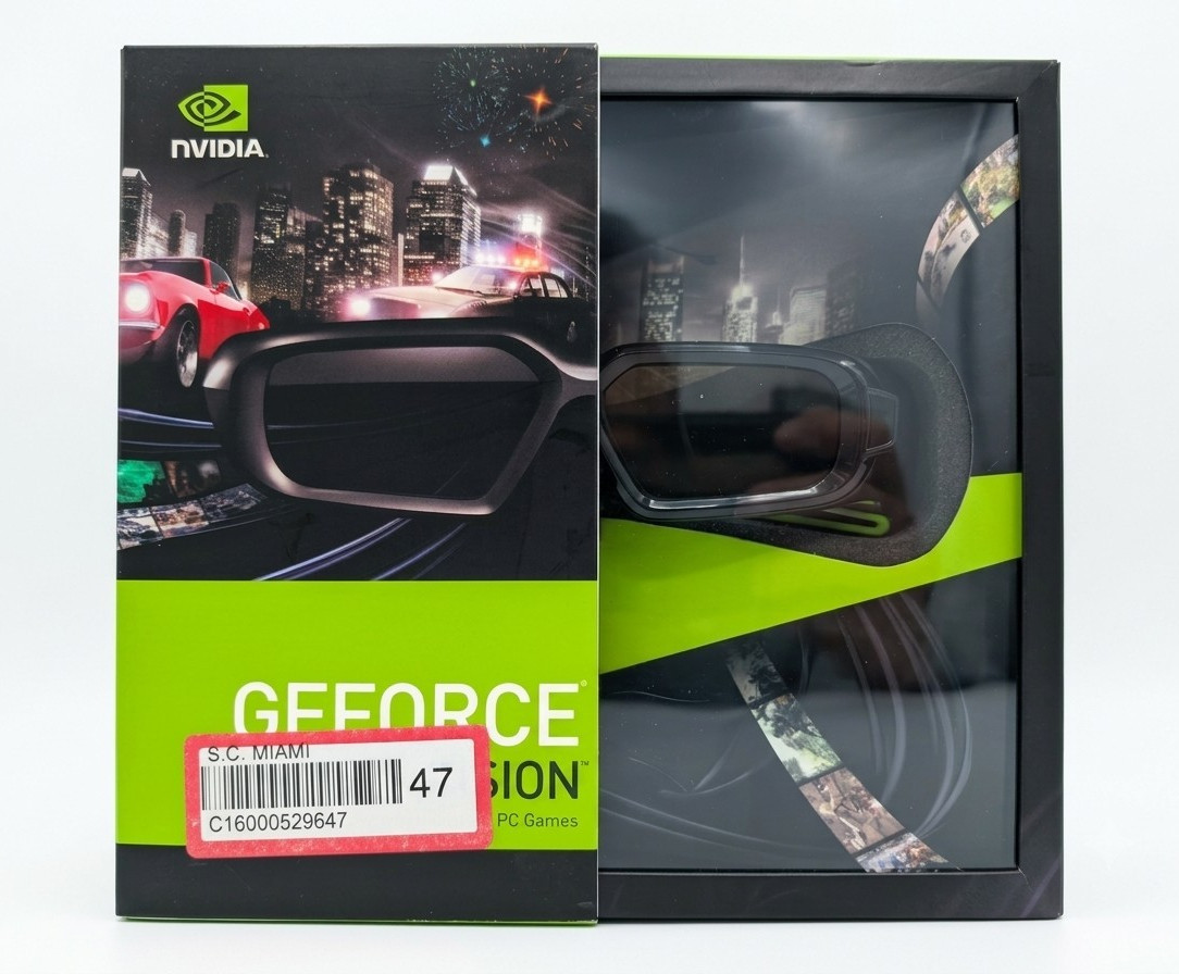 NVIDIA GeForce 3D Vision Wireless 3D Glasses Kit - Black Wireless Glasses