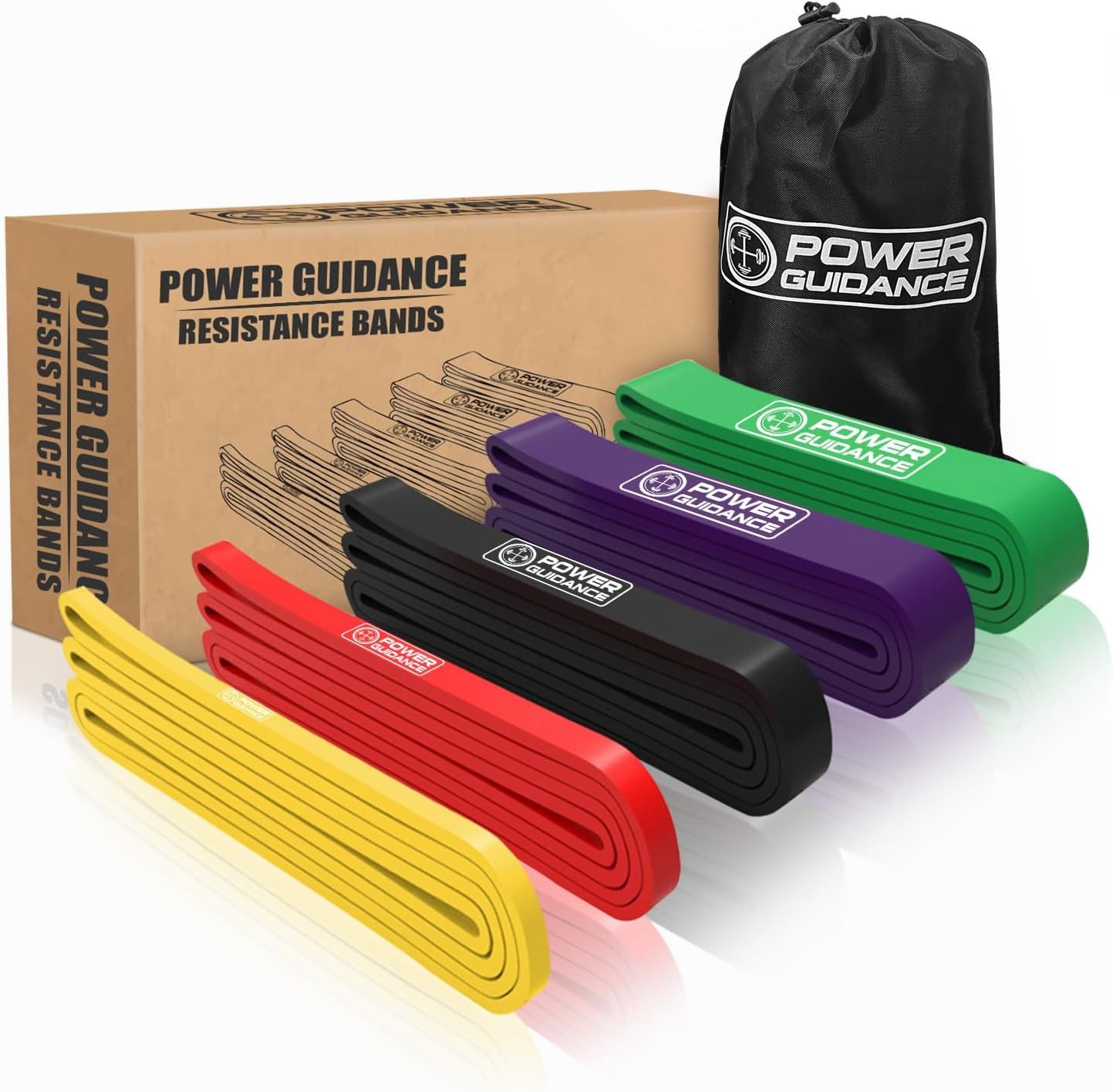 Pull Up Assist Bands - Stretch Resistance Band - Mobility Band - Powerlifting...