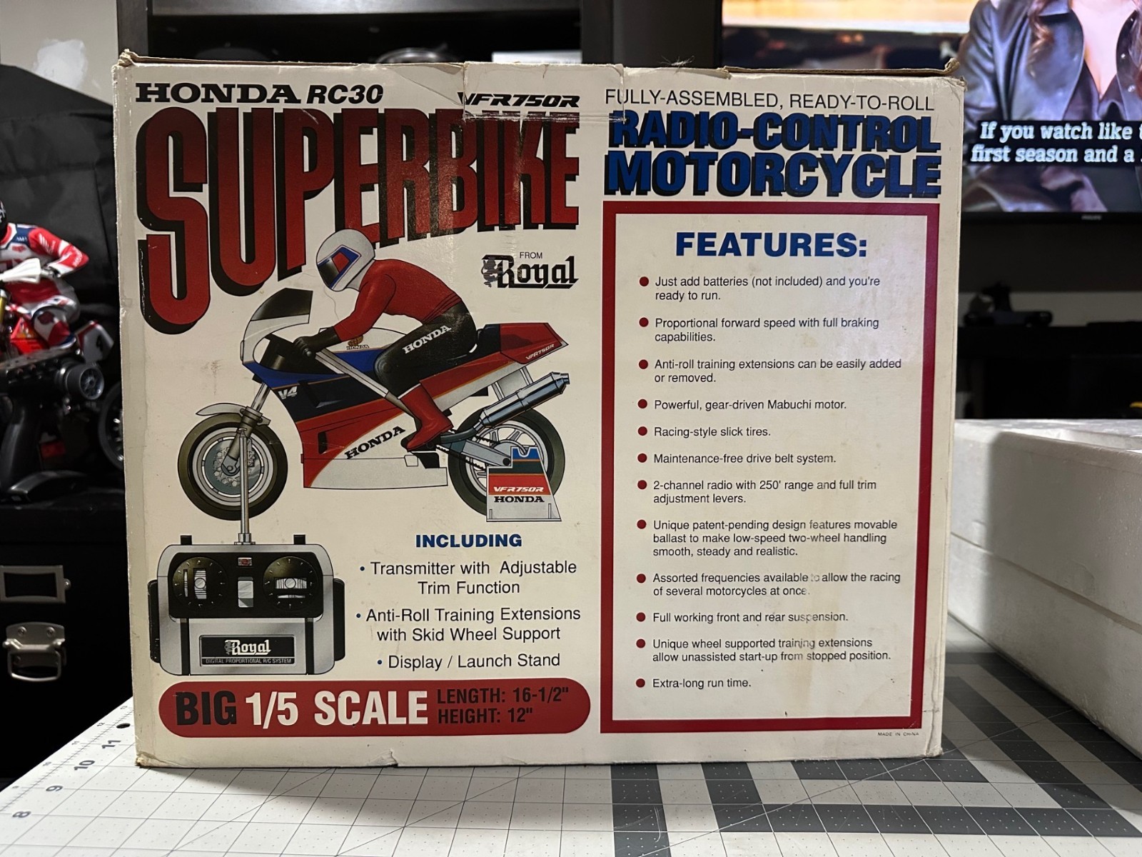 Royal Honda vfr750r rc30 motorcycle model