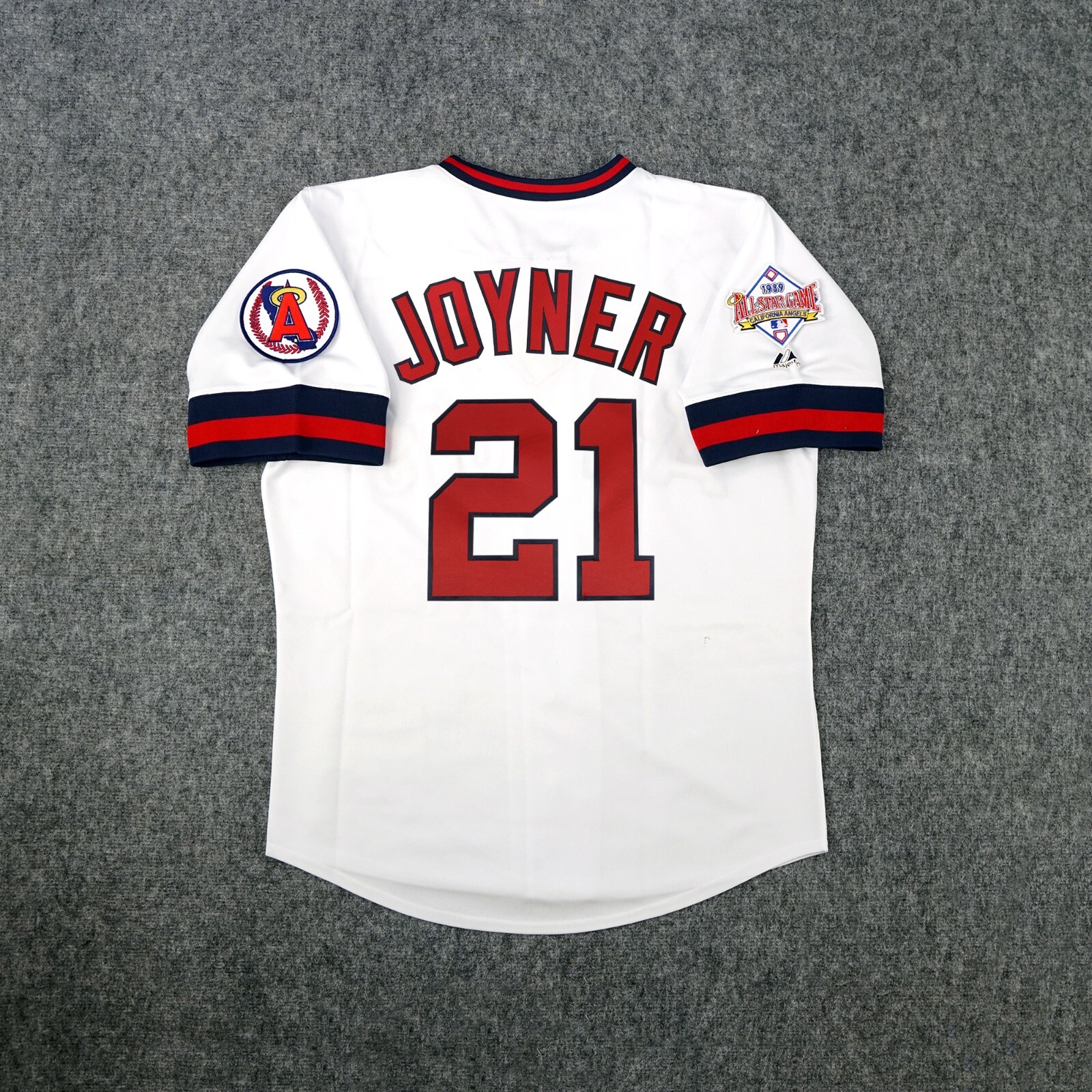Wally Joyner California Angels 1989 All Star Men's Cooperstown Home White Jersey
