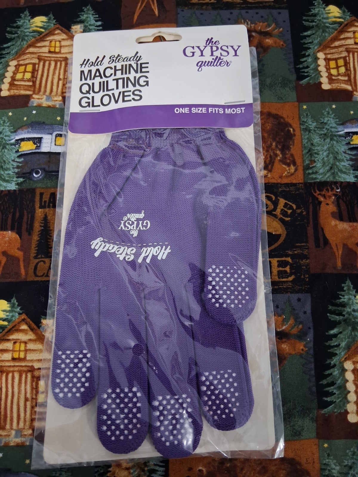 The GYPSY Quilter Hold Steady Machine Quilting Gloves New In Package