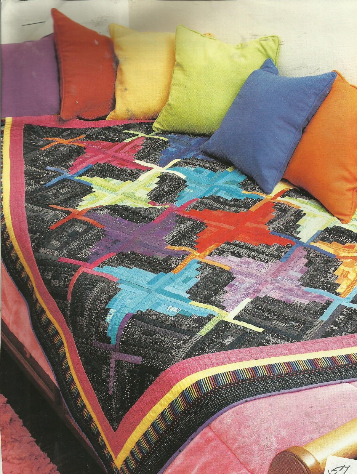 D0122  STEPPING OUT IN COLOR  QUILT PATTERN/INSTRUCTIONS