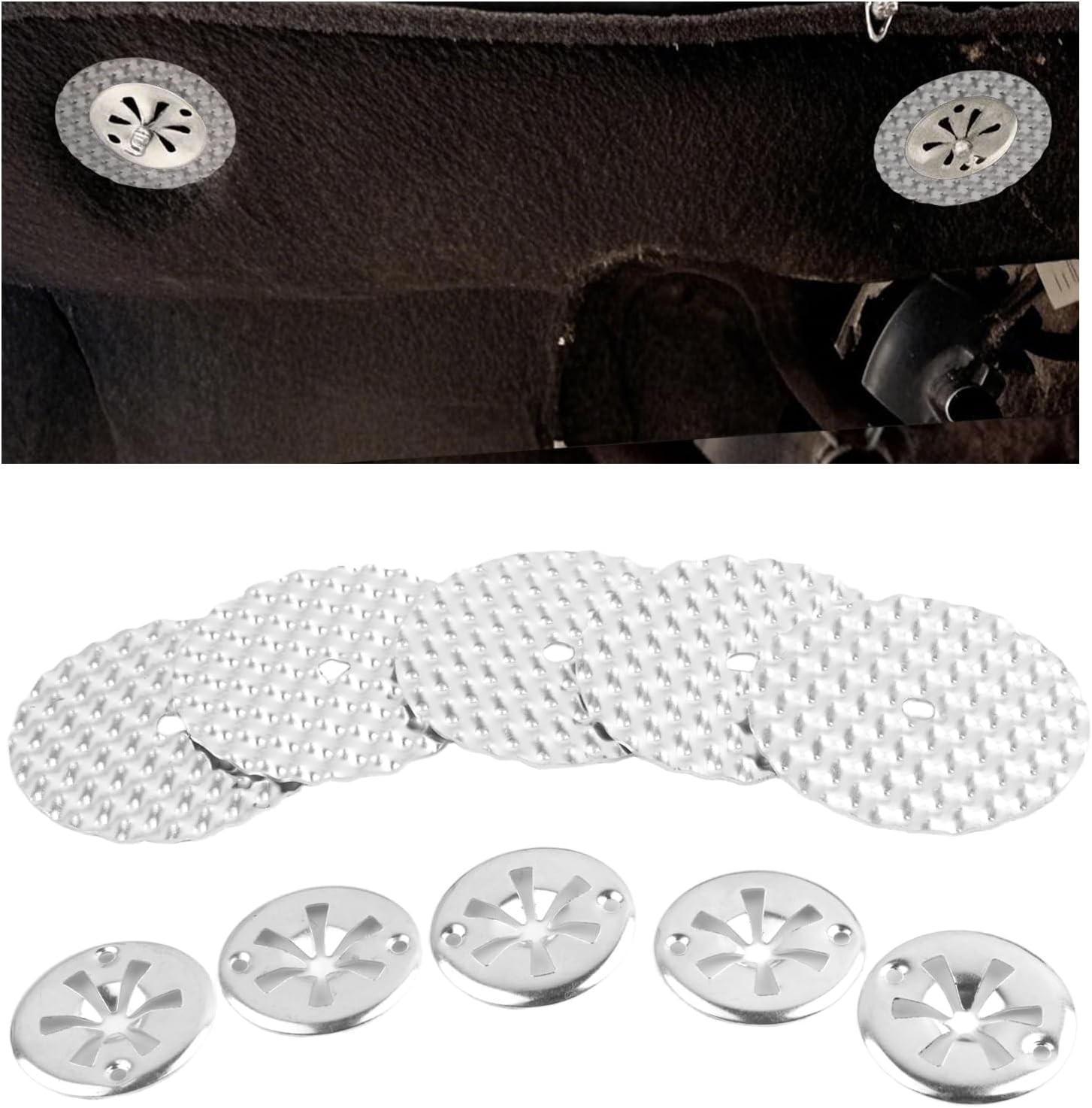 10PCS Car Heat Shield Repair Kit,Exhaust Heats Shields Clips Compatible with VW