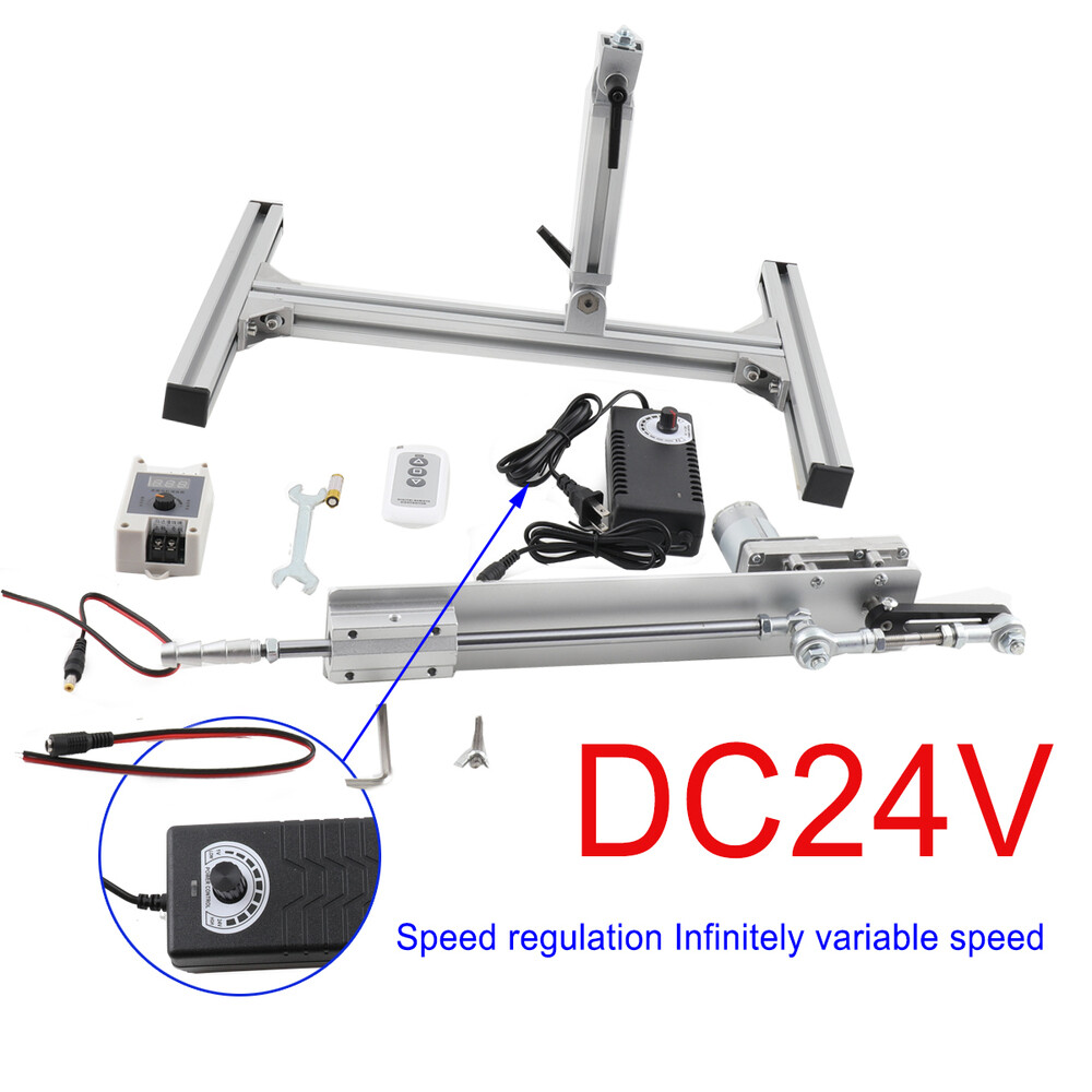 DIY Reciprocating Cycle Linear Actuator 24V 120rpm Stroke 30-150mm Adjustable