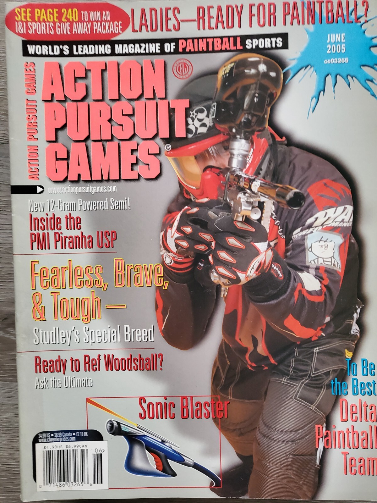 Priced To Sell June 2005 APG Action Pursuit Games Print Paintball Magazine