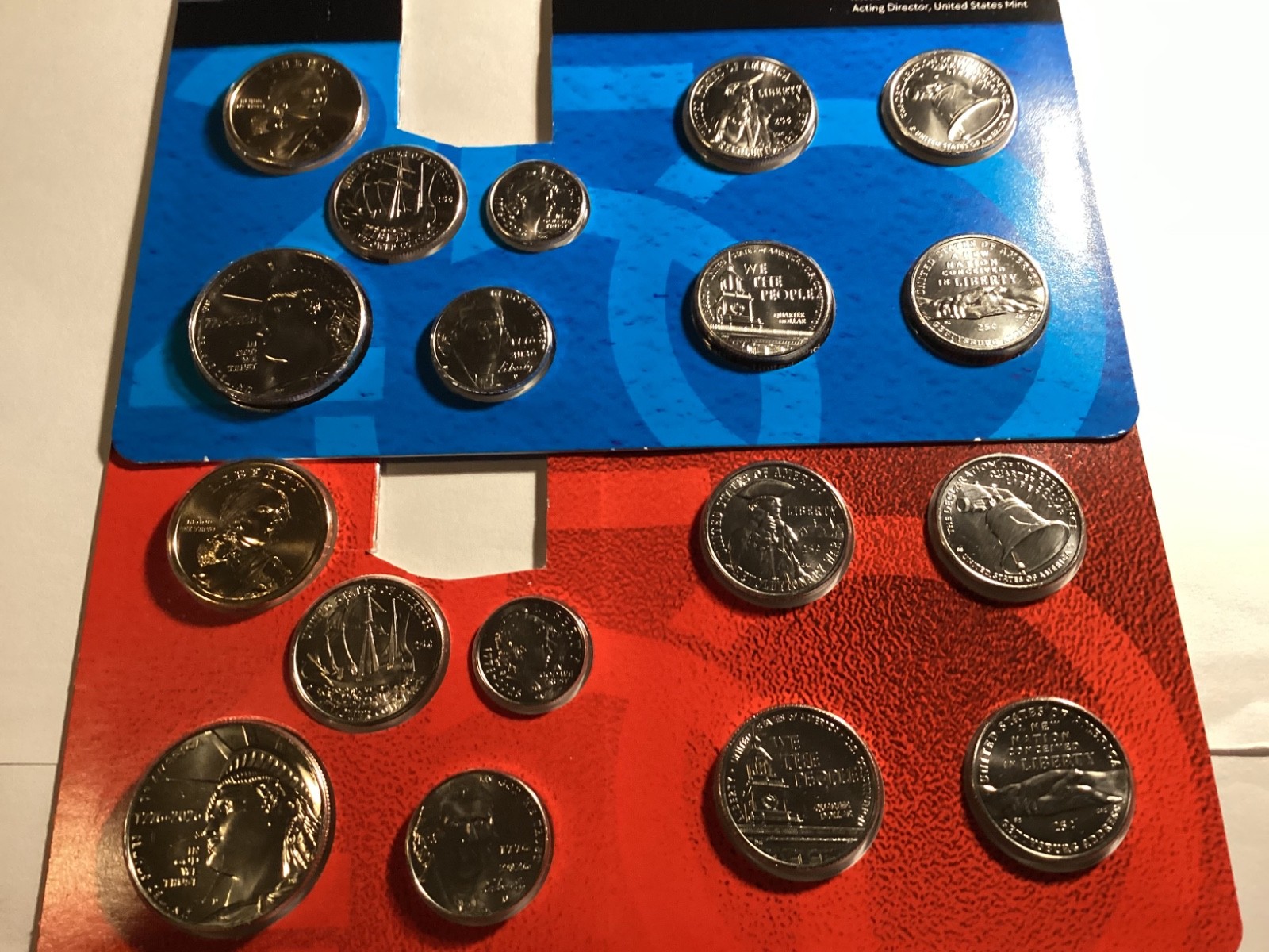 1776 - 2026 P D Uncirculated Mint Set (18 Coin) Dual Date - *NO CENT *