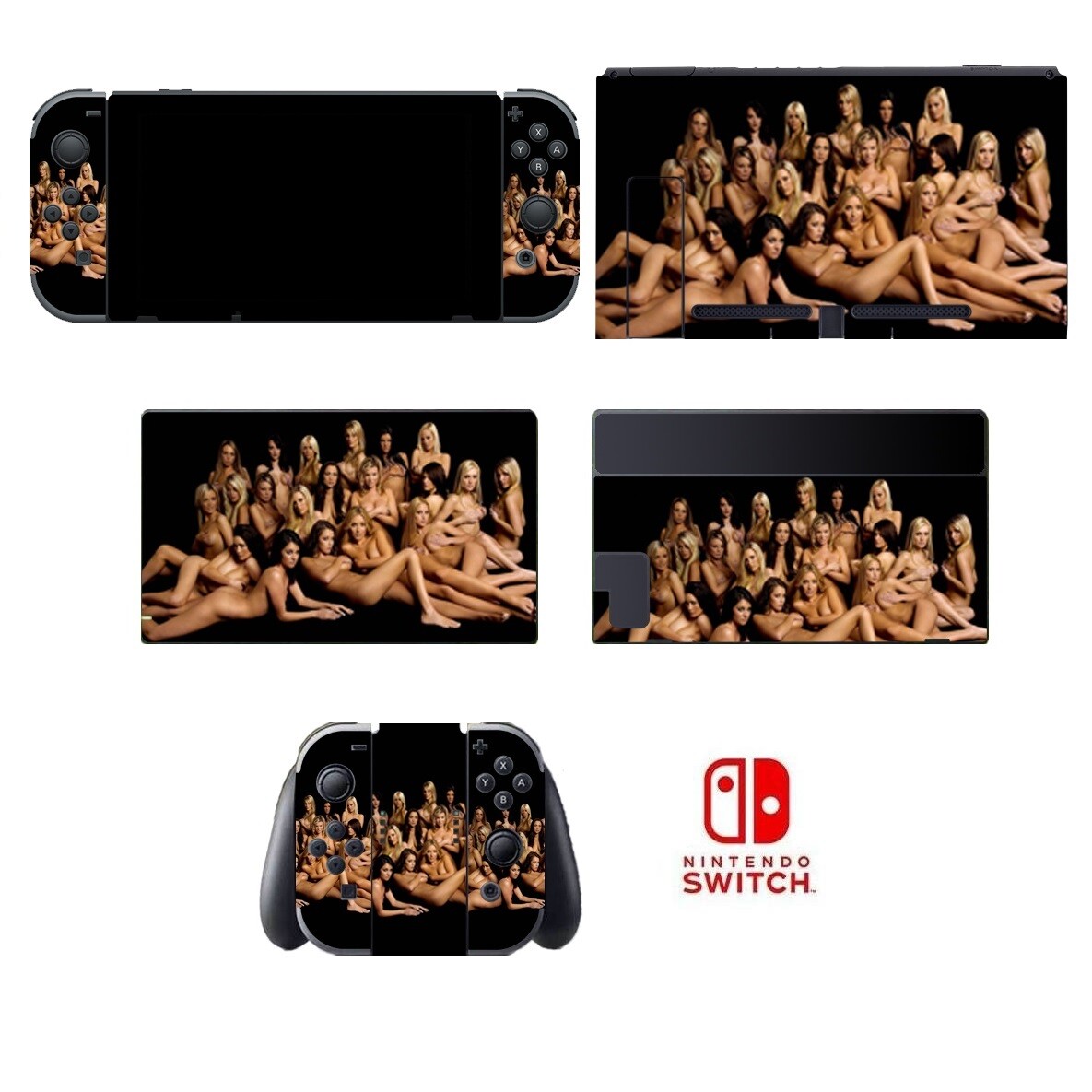 Girls 204 Vinyl Skin Joy-Con Sticker for Nintendo Switch Decal Protective