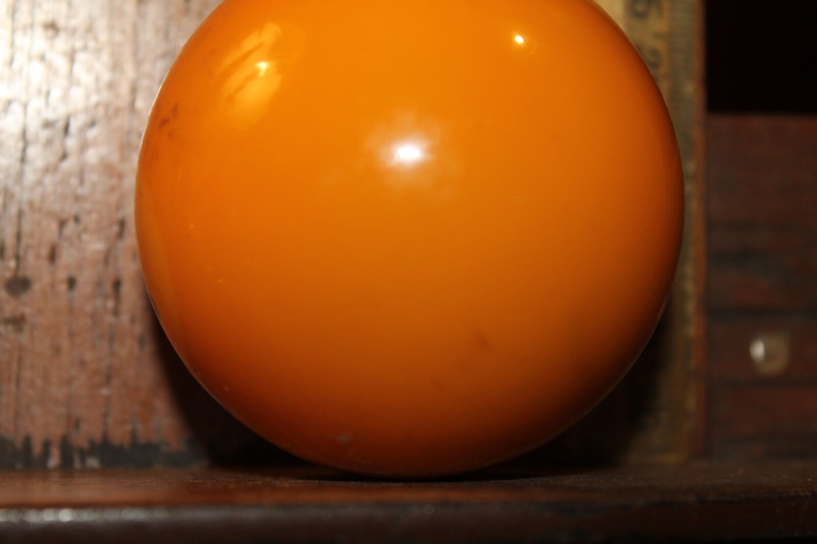 Vintage Billiard Ball Pool Ball "1" Yellow