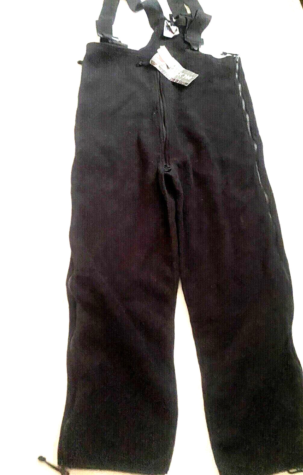 US MILITARY POLARTEC BLACK FLEECE COLD WEATHER OVERALLS Sz Medium Long