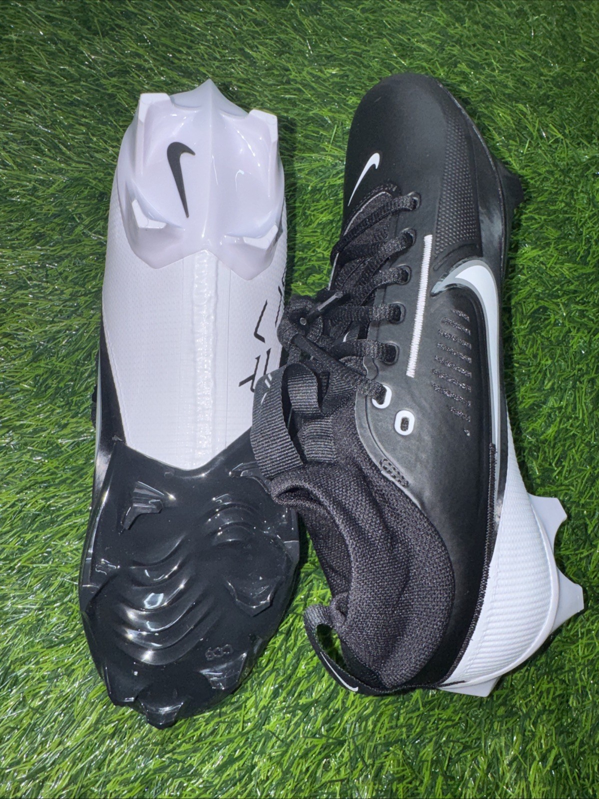 Nike Vapor Edge Pro 360 2 Football Cleats Men Size 13 Black White DA5456-001