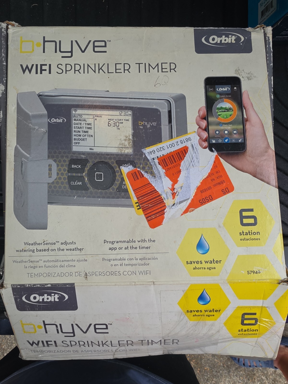 NEW Orbit B-hyve 6-Station Smart WiFi Sprinkler Timer Indoor/Outdoor