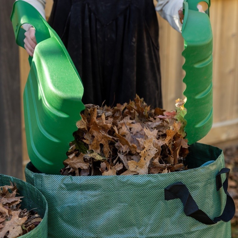 Handheld Leaf Shoveler Lightweight Durable Tool Yard Cleanup Easy Storage New