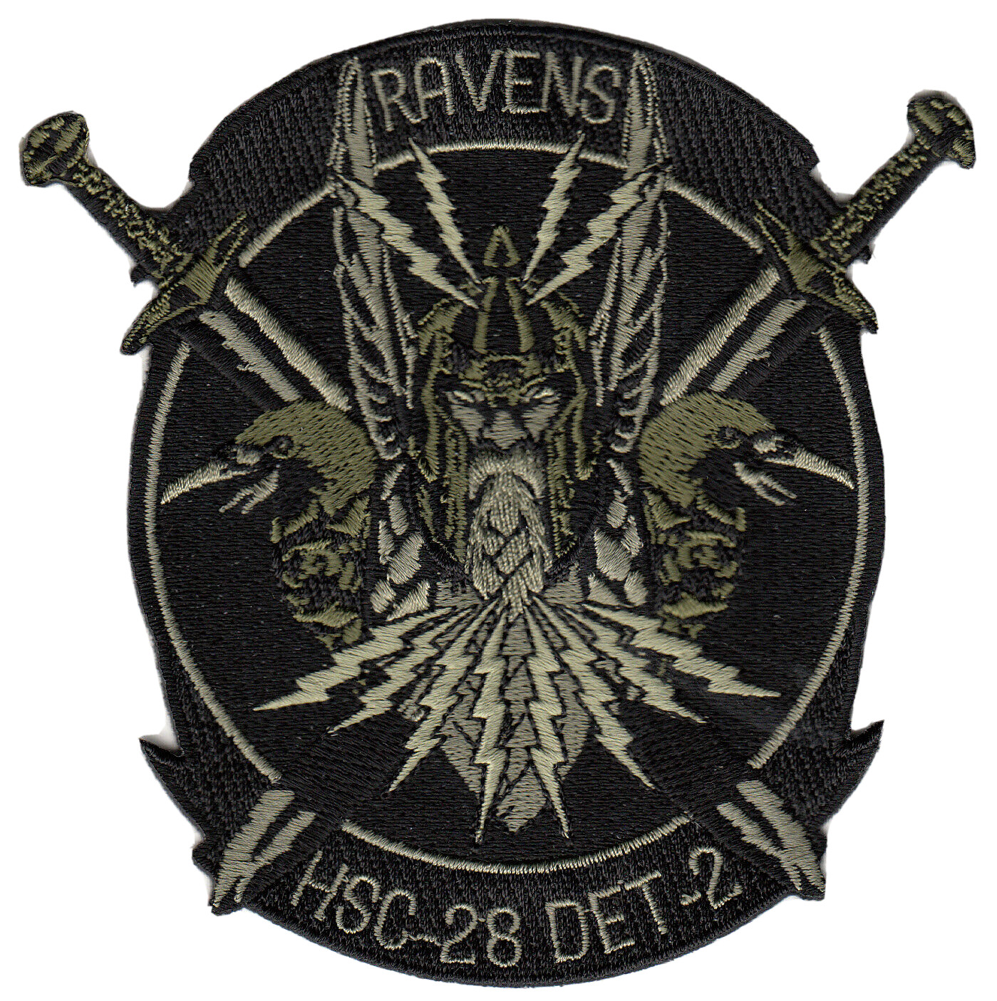 HSC-28 OD GREEN RAVENS DET-2 PATCH