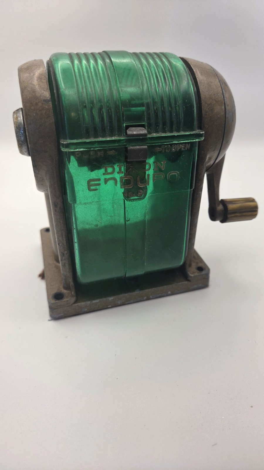 Vintage Dixon Enduro No. 20 Green Color  Pencil Sharpener .
