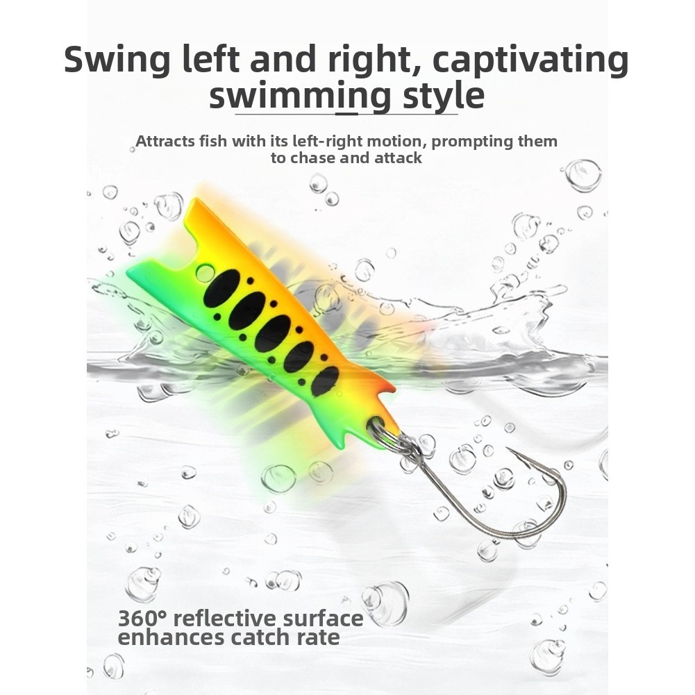 10pcs Curved Metal Spoon Lure for For freshwater Fishing Trout Carp Minnow