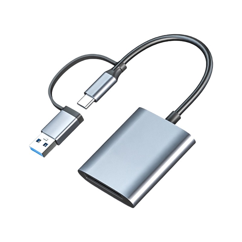 Ergonomic XQD Memory Reader USB3.0 Type C Interfaces For Photo Video File