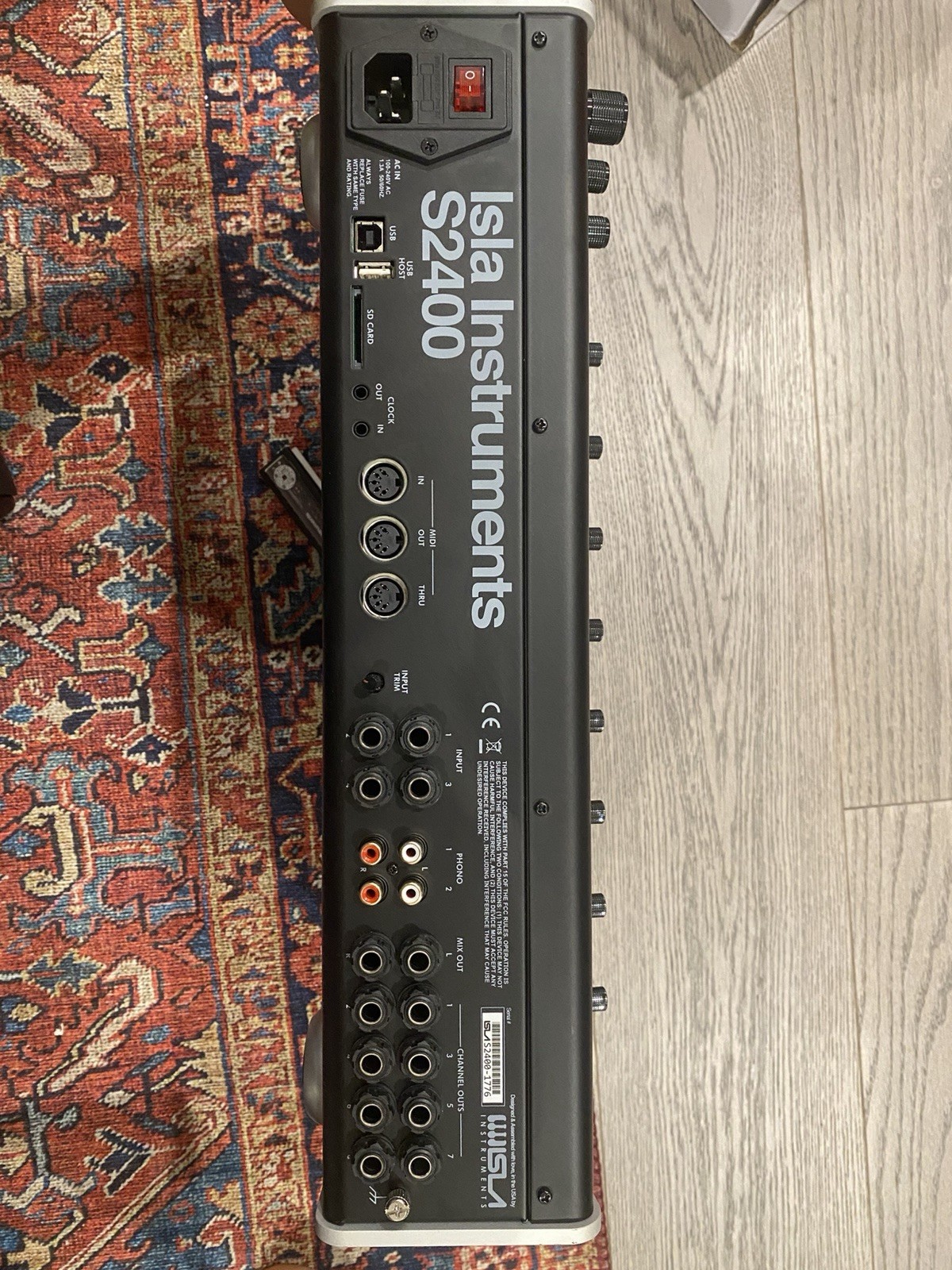 Isla Instruments S2400 Desktop Performance Sampler and Drum Machine