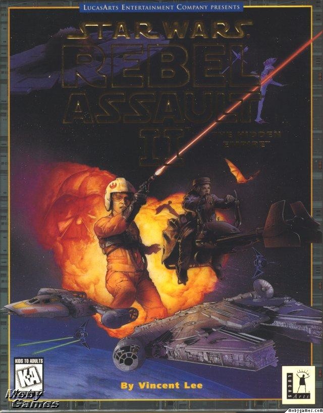 Star Wars Rebel Assault II 2 Hidden Empire PC CD sci-fi movie space shooter game