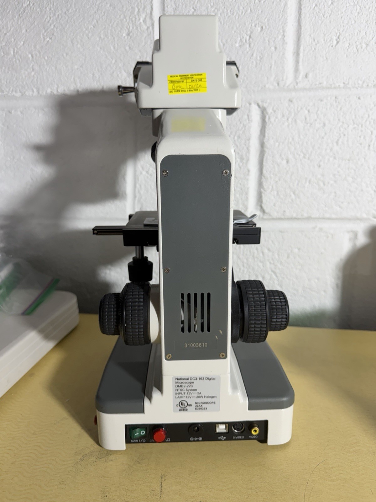 National DC3-163 Digital Microscope - Binocular Head