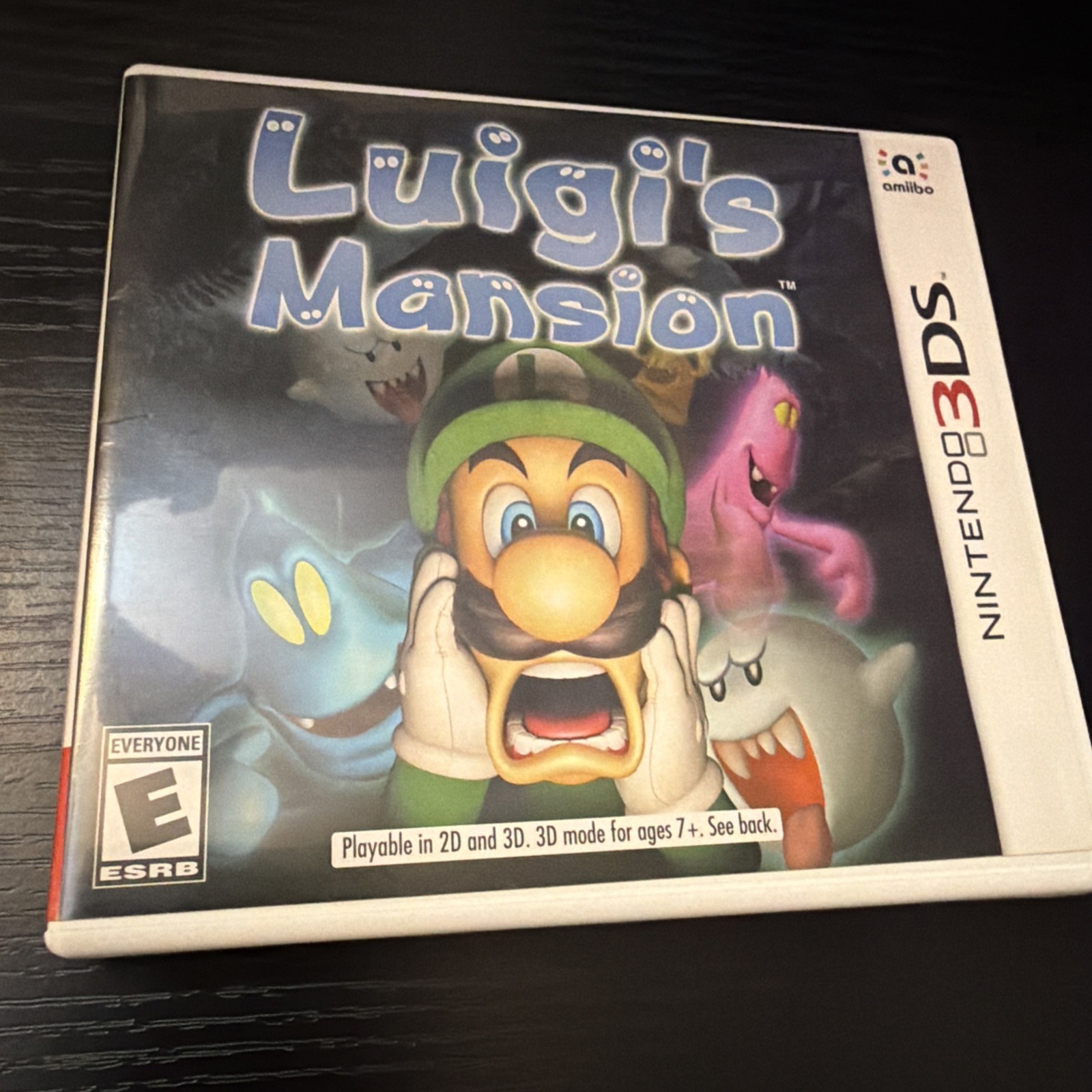 Luigi's Mansion Nintendo 3ds Authentic Case & Artwork ONLY